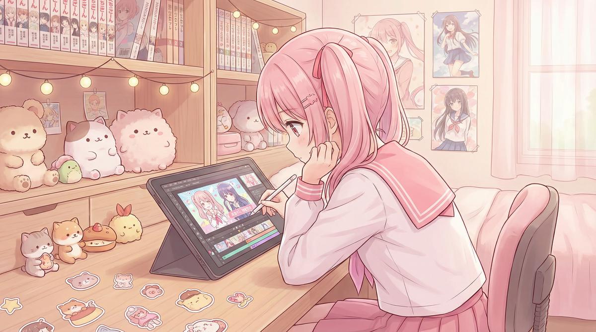 海角网 - 海角网：魔法少女变身全过程动漫解析